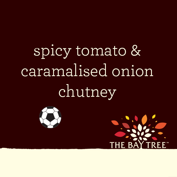 spicy tomato & caramelised onion chutney